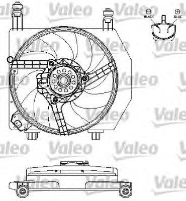 FORD 1020254 Електродвигун, вентилятор радіатора