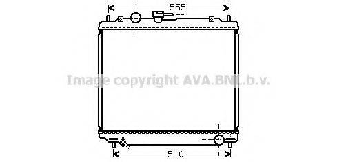 BLUE PRINT ADC49825 Радіатор, охолодження двигуна