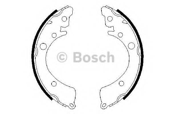 BOSCH BS552 Комплект гальмівних колодок