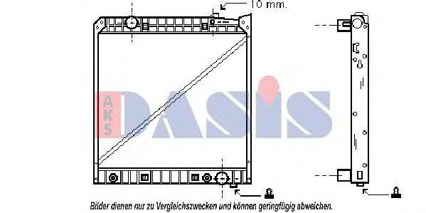 BEHR HELLA SERVICE 2200531 Радіатор, охолодження двигуна