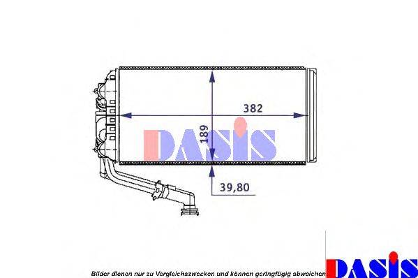 VOLVO 2 052 011 6 Теплообмінник, опалення салону